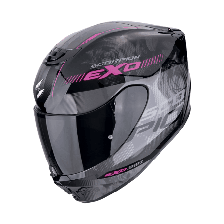 Casco Scorpion EXO-391 Ava Negro Rosa image_1