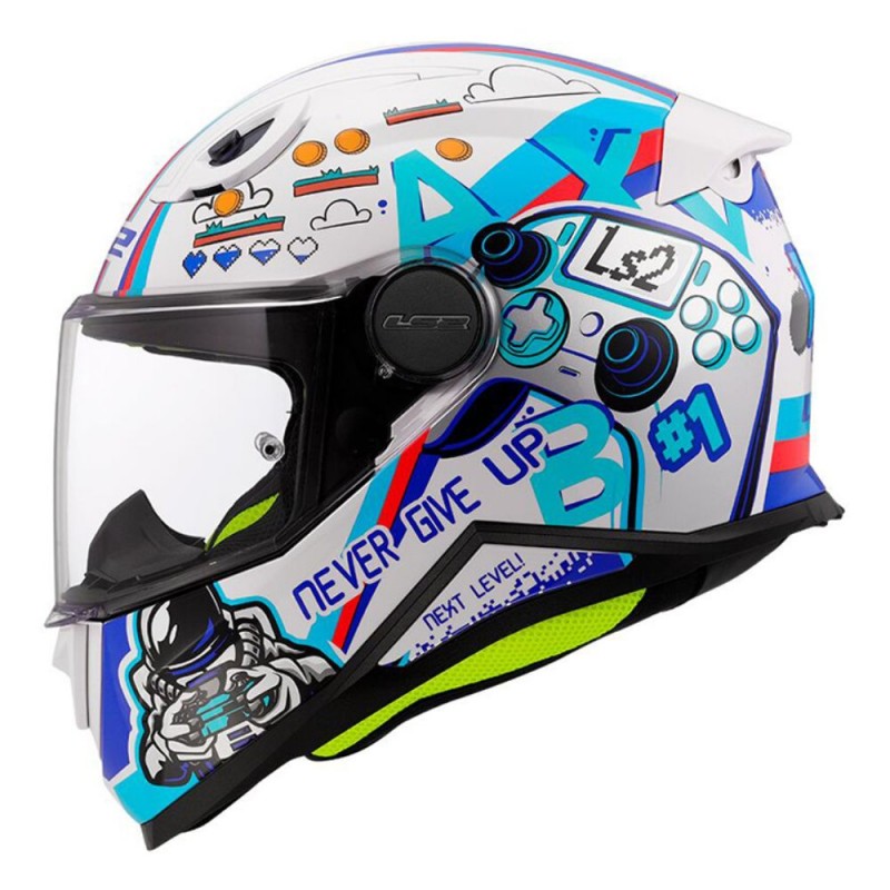 Casco LS2 FF812 Infantil Next Level Blanco image_1