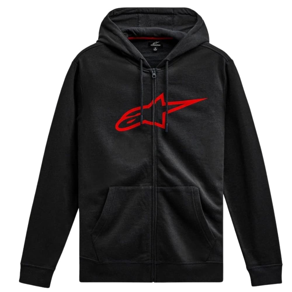 Sudadera Alpinestars Ageless II Zip Negro Rojo (Cl image_1