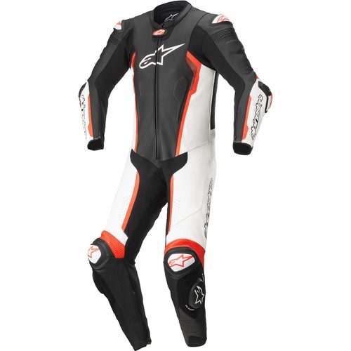 Traje Alpinestars Missile V2 Piel Negro Blanco Roj image_1