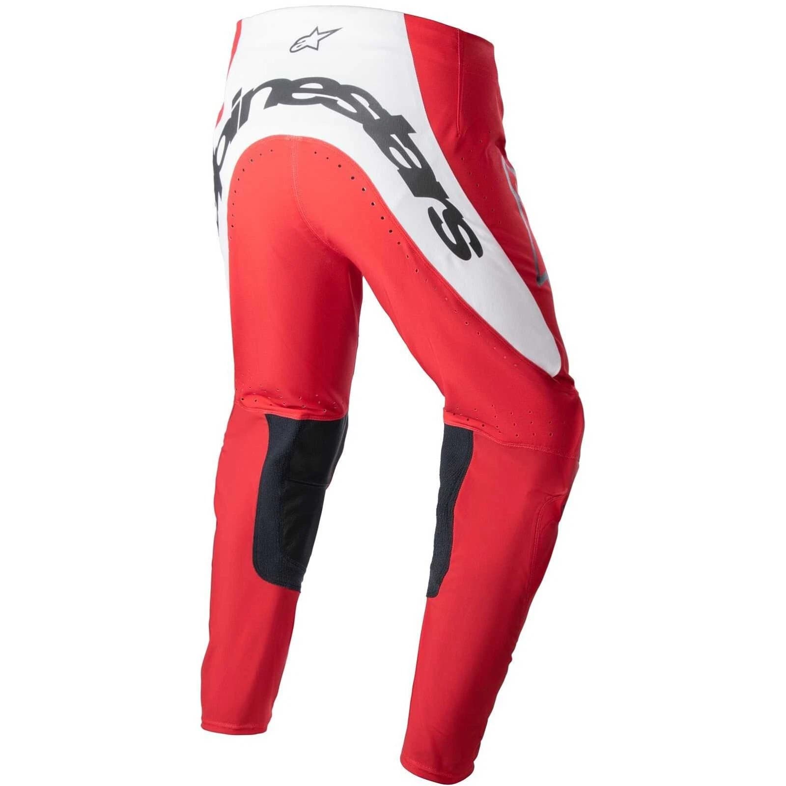 Pantalones Alpinestars Supertech Risen Rojo Blanco Pantalones Alpinestars Supertech Risen Rojo Blanco