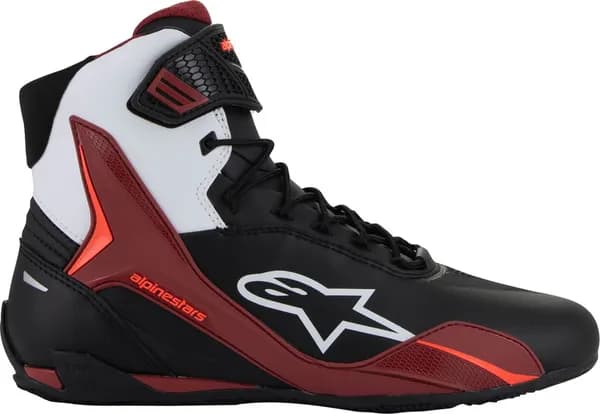 Botas Alpinestars FASTER-4 SHOES Negro Rojo Blanco image_1