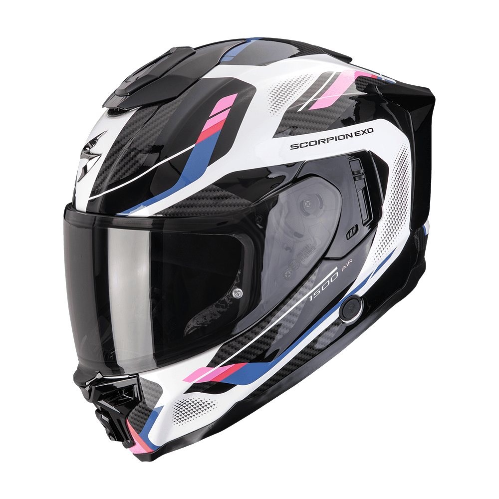 Casco Scorpion EXO-1500 Air Sleek Blanco Negro Ros image_1