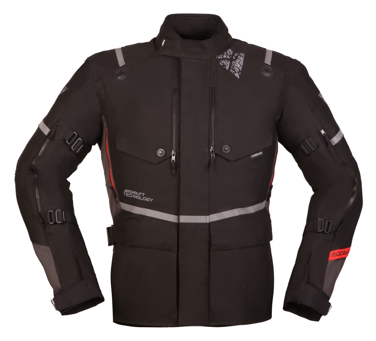 Chaqueta Modeka Trohn Negro Gris image_1