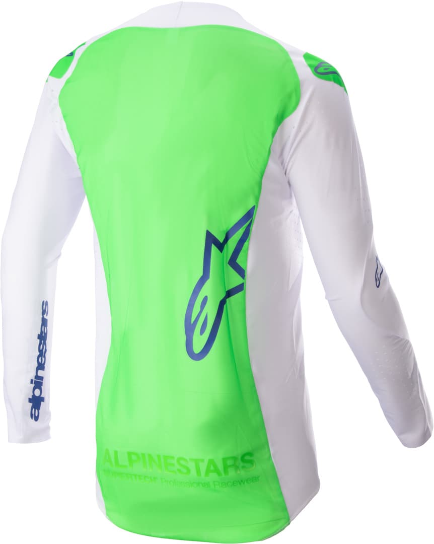 Camiseta Alpinestars Supertech Risen Azul Blanco V Camiseta Alpinestars Supertech Risen Azul Blanco V