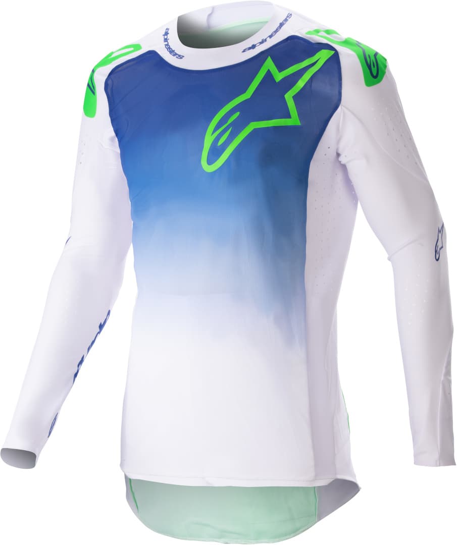 Camiseta Alpinestars Supertech Risen Azul Blanco V image_1